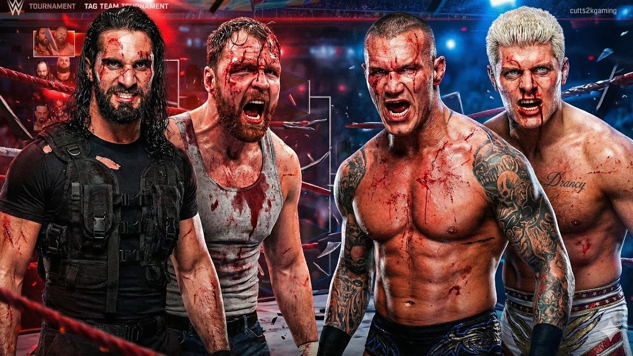 THE MOST BRUTAL MATCH EVER! The Shield vs Randy Orton & Cody Rhodes (WWE Tag Team Tournament) @WWE