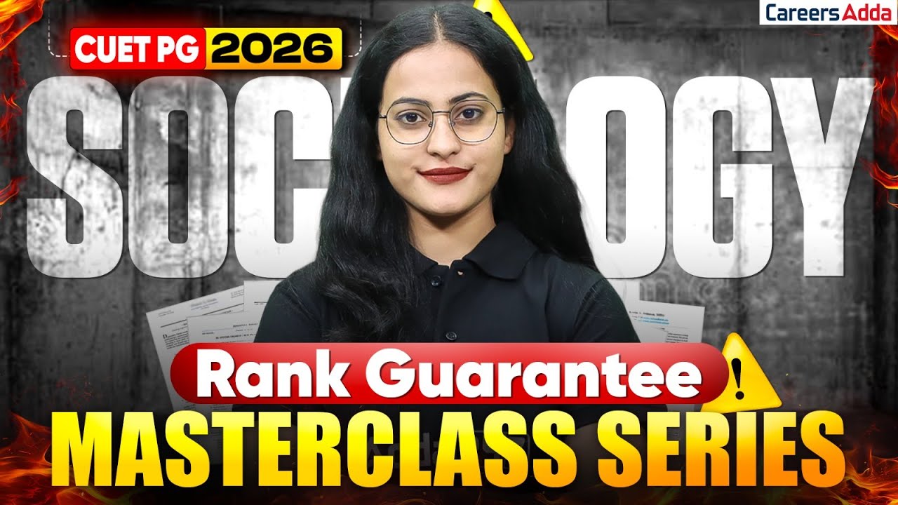 CUET PG Sociology 2026 🔥 | Rank Guarantee Masterclass Series