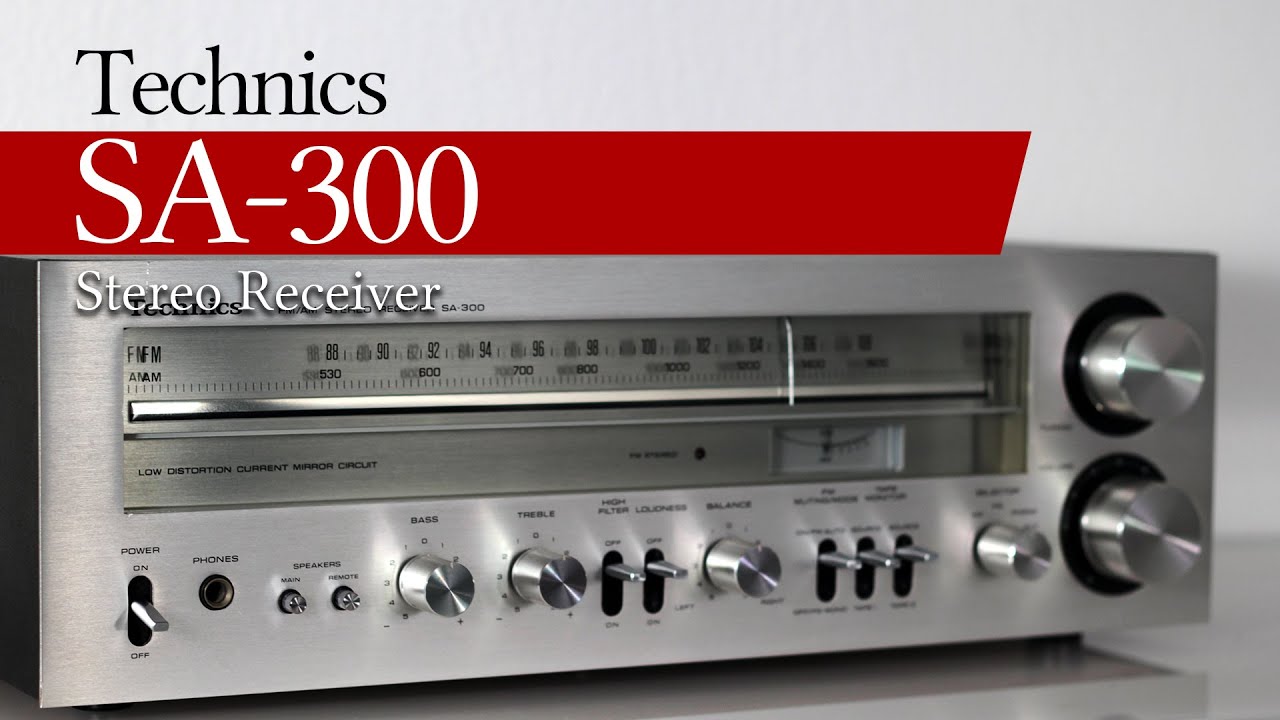 Technics SA-300 Stereo Receiver