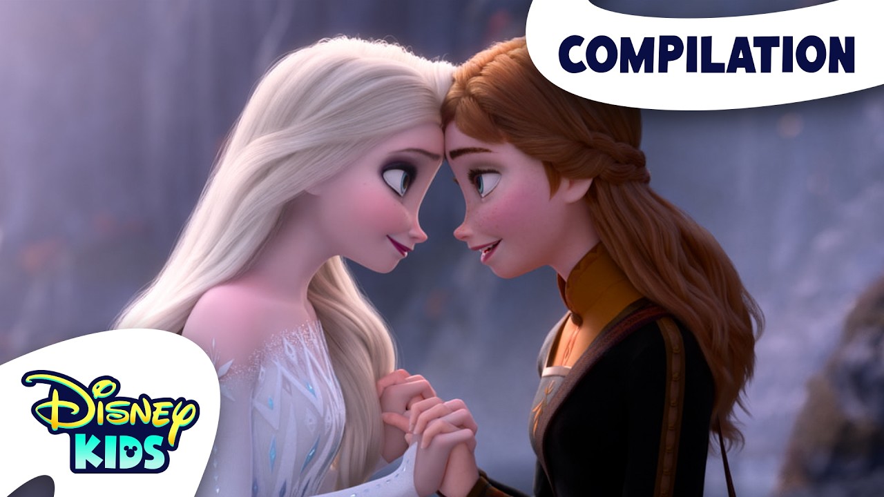 Anna and Elsa's Amazing Sister Moments 👭💗 | Frozen | @disneykids