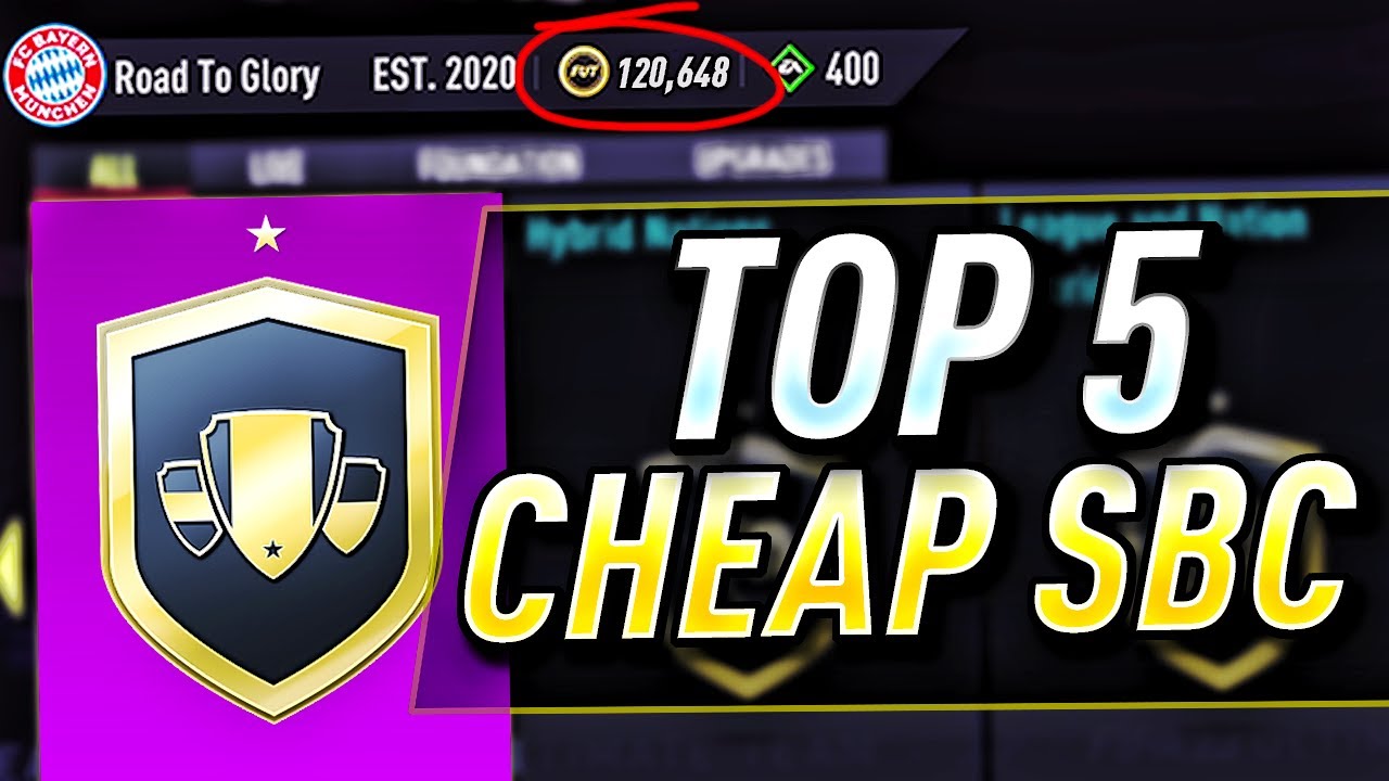 TOP 5 CHEAP SBC'S TO COMPLETE FOR GUARANTEED PROFIT!! (FIFA 22 ADVANCED SBC'S)