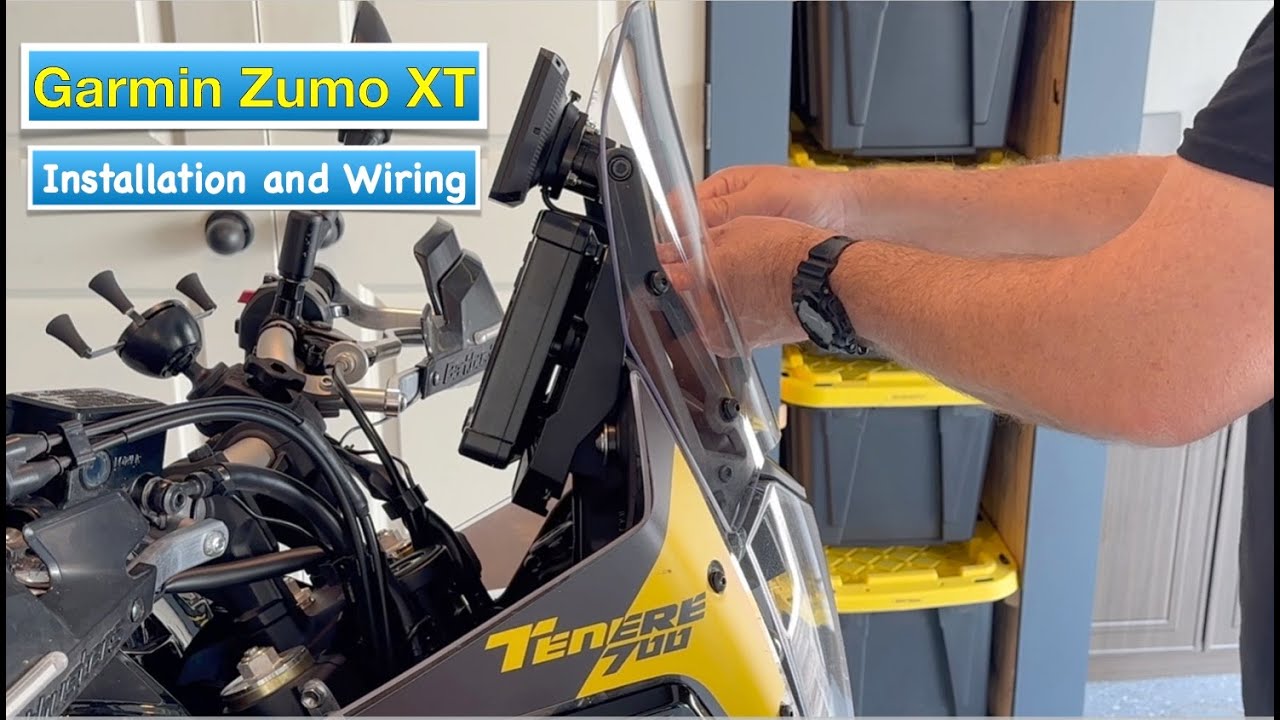 Garmin Zumo installation for Adventure!