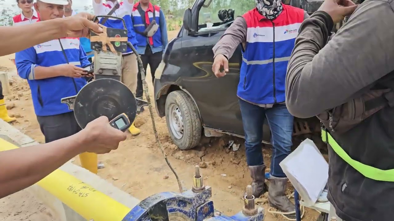 Penyambungan Pipa Gas PE dia. 90mm di Proyek Ibukota Nusantara | Proyek IKN