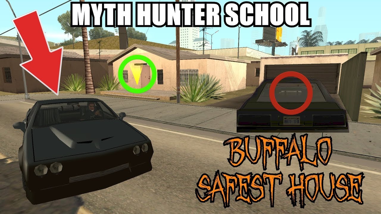 How to get a BUFFALO with Extras | Safest House in GTA San Andreas - Myth Hunter School #3
