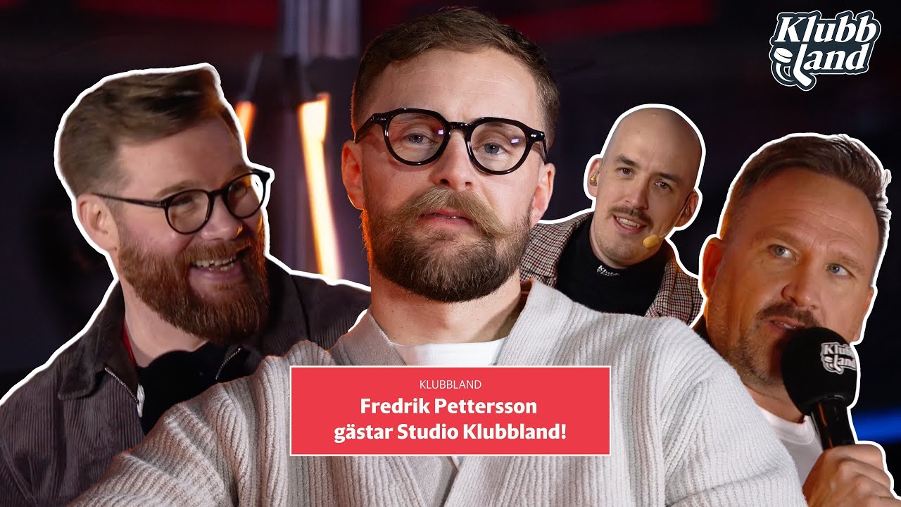 Fredrik Pettersson gästar Studio Klubbland
