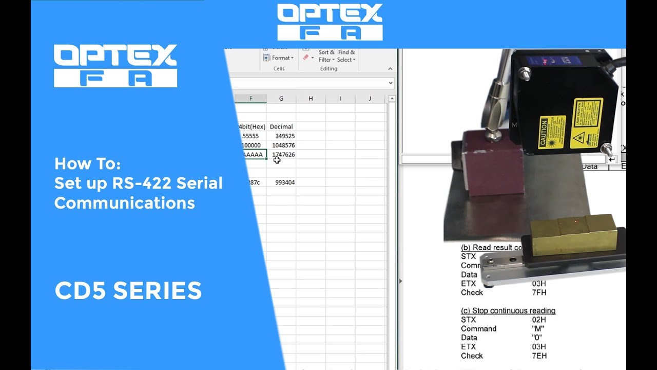 How To:  Get Started with RS422 Serial Communications CD5 Series