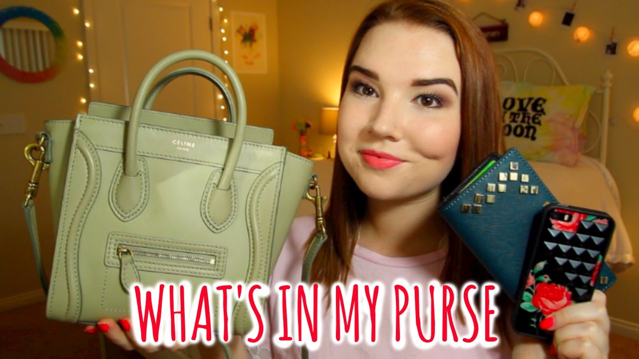 What's In My Purse? | Céline Nano | Lindsey Hughes