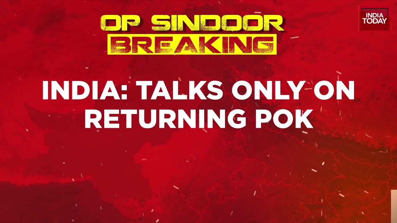 India's Firm Stance: Talks Only on Return of Pakistan Occupied Kashmir | Operation Sindoor