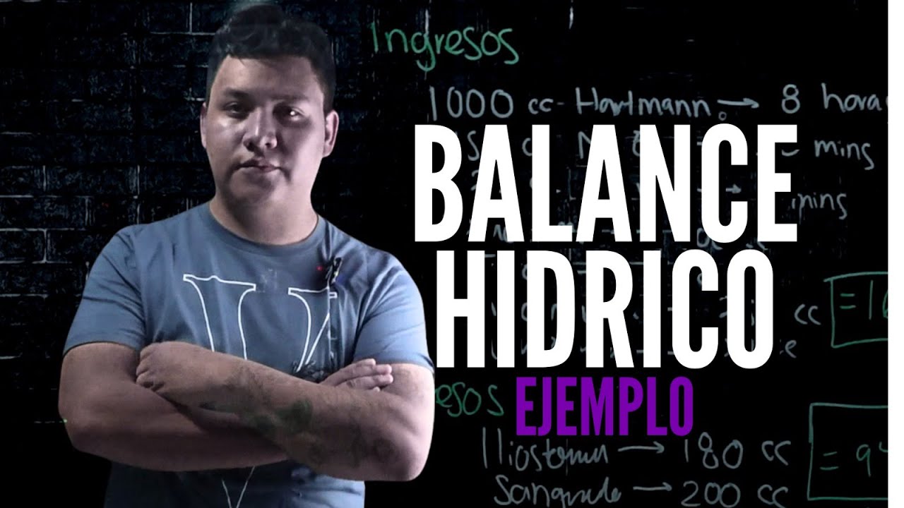BALANCE HIDRICO en PACIENTE con SEPSIS en un TURNO | EJEMPLO | Enfermeria Critica