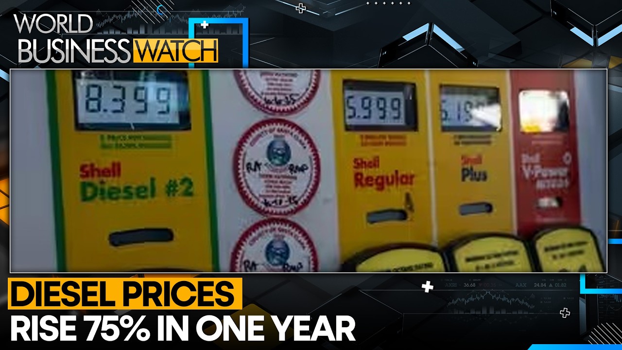 Oil Route Disruption Hits Global Fuel Markets; Diesel Prices Rise 75% in One Year | WION