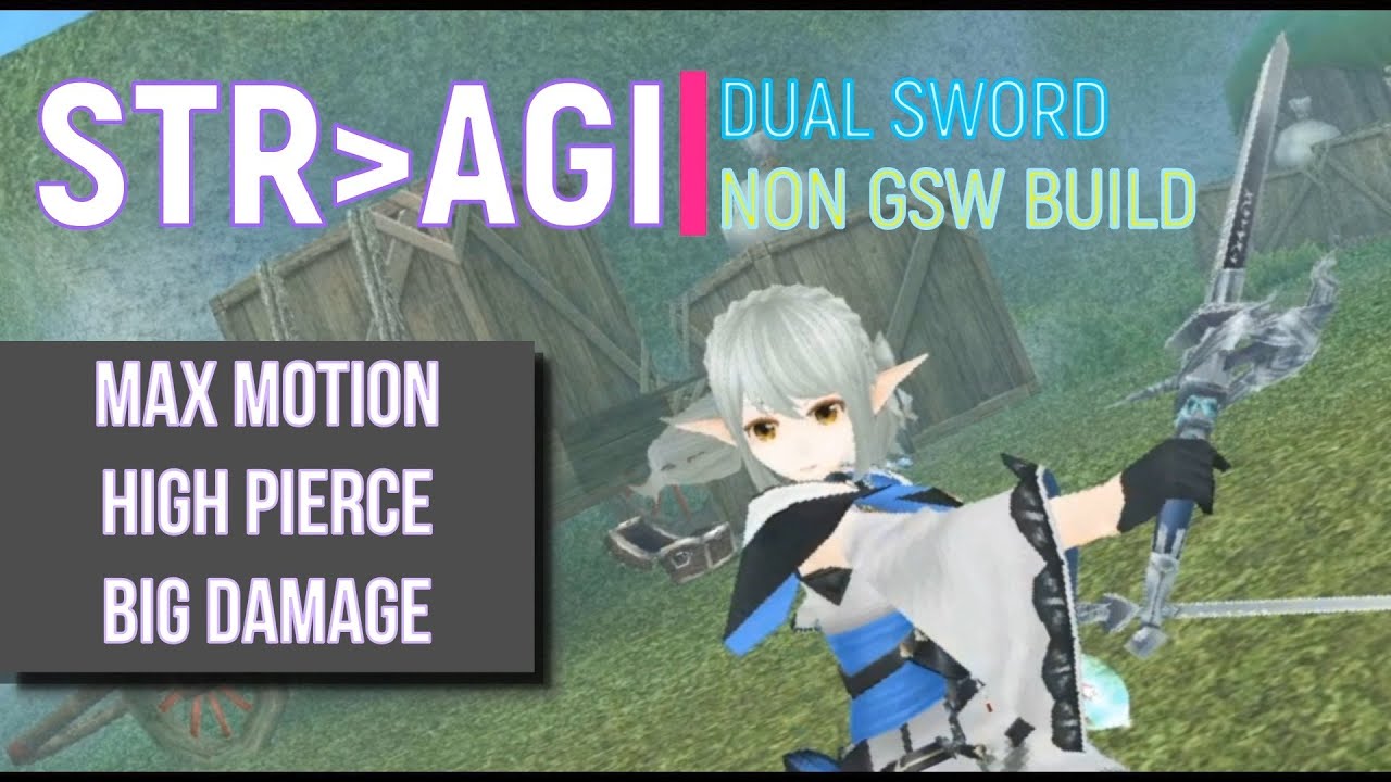 Toram Online - Max Motion STR AGI Dual Sword (Non GSW) 