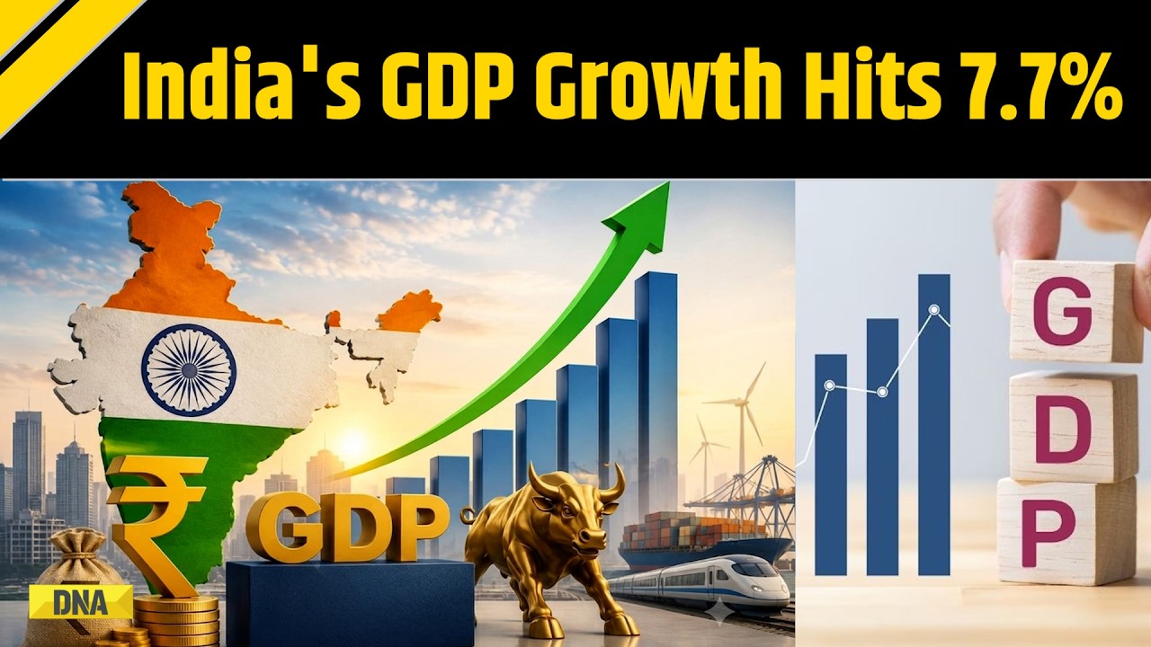 India GDP Update: India Records 7.7% GDP Growth In FY26; Q4 Growth Surges To 7.8%