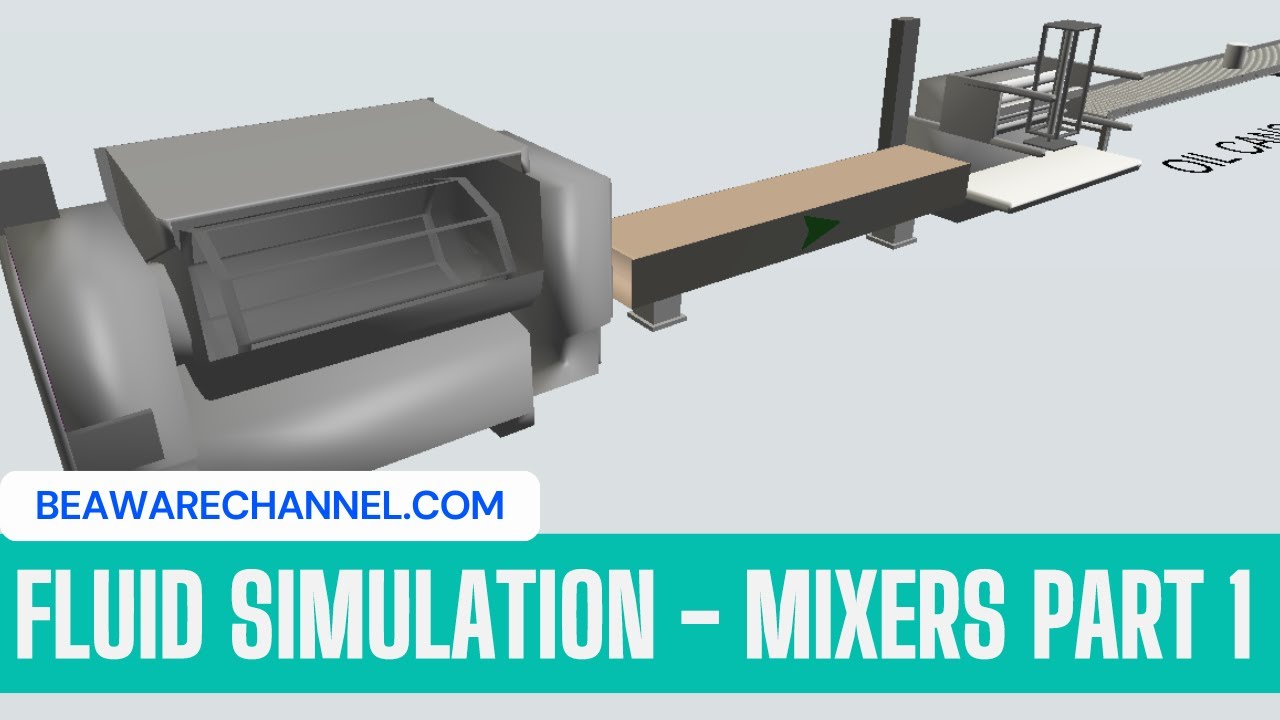 Fluid Mixers | Part 1 | Fluid Simulation | detailed flexsim tutorial | flexsim basics | LeanSimCorp