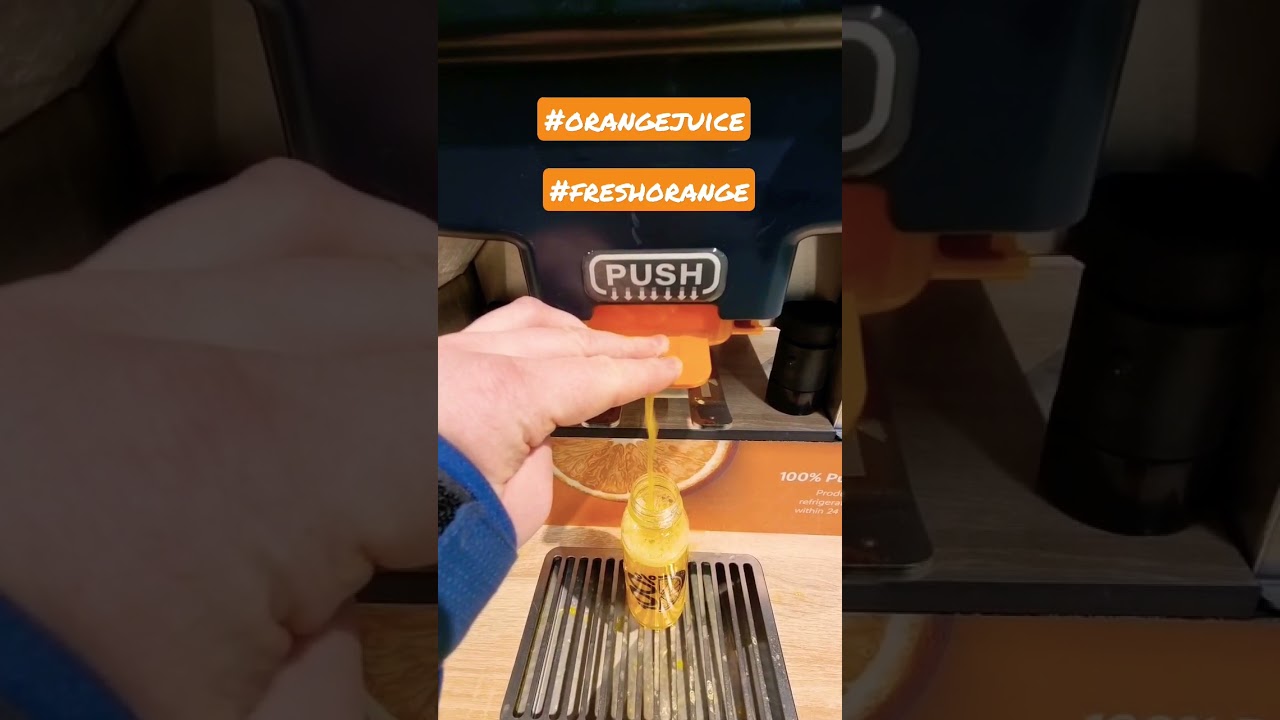Freshly Squeeze Orange Juice from Lidl! 