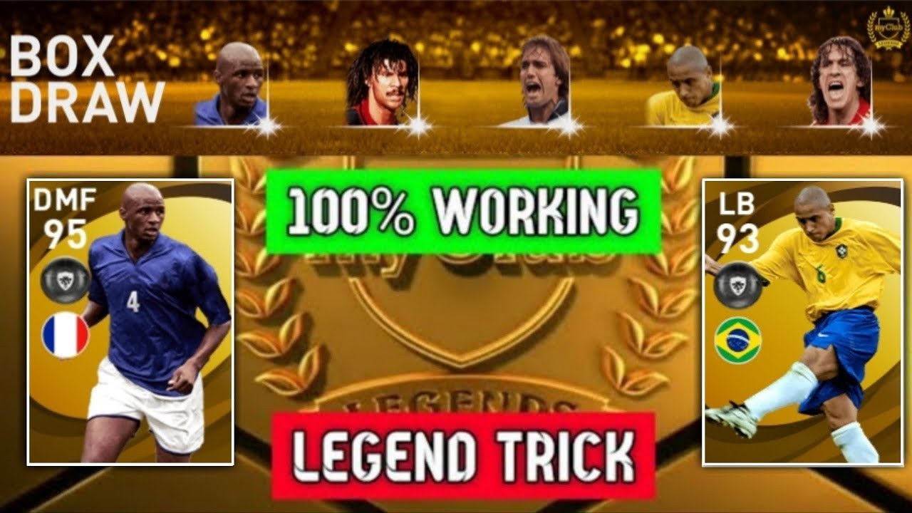 100% working trick🧐gp legend Box draw in pes 2021 😍😱got nedved in gp legend Box draw 🤩⚽😍