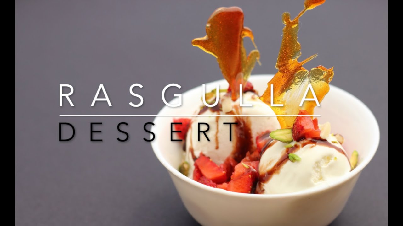 Rasgulla & Ice-Cream Dessert | रसगुल्ला आइसक्रीम डेजर्ट - Sayali's Kitchenette | RECIPE #15