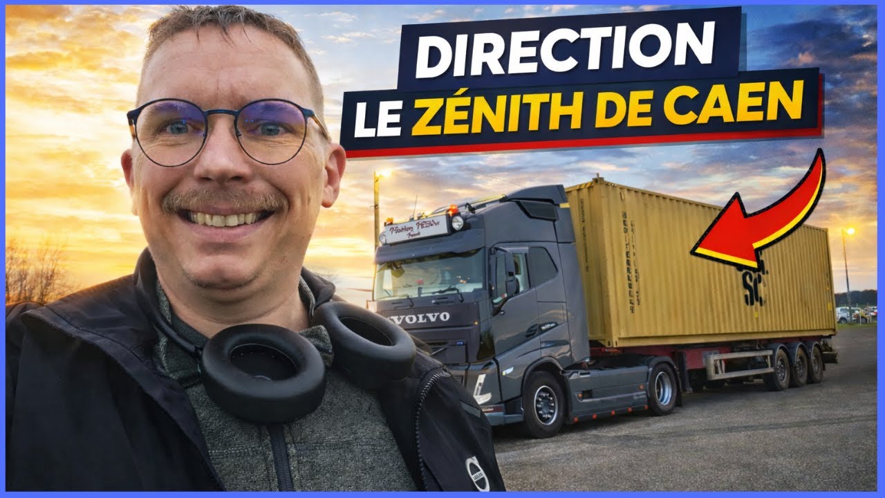 De la route &agrave; la sc&egrave;ne : en camion au Z&eacute;nith de Caen (d&eacute;montage d'une sc&egrave;ne)