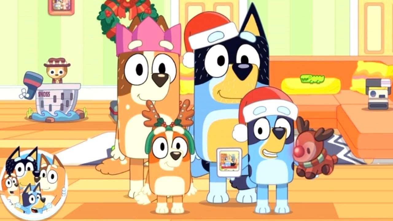 Bluey Let's Play 🐶 Christmas Photos - Bluey & Bingo's Fun Playtime | Fun Kids Gameplay | Episode 65