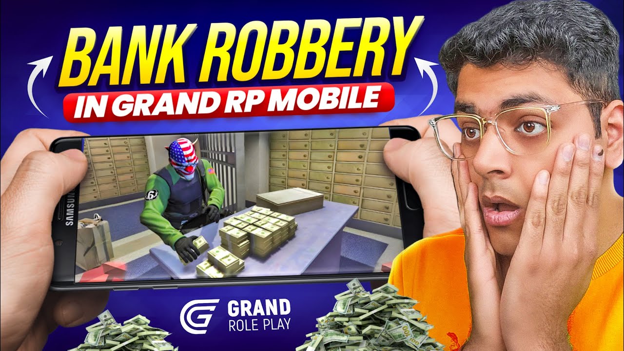 WE ROBBED A BANK IN RP GRAND | GRAND RP MOBILE GAMEPLAY #6