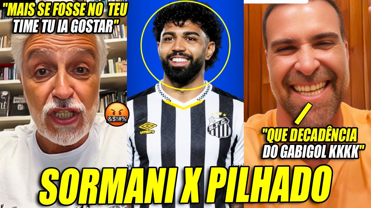 🚨“ISSO É DECADÊNCIA!” PILHADO HUM!LHA GABIGOL NO SANTOS E SORMANI PERDE A PACIÊNCIA!