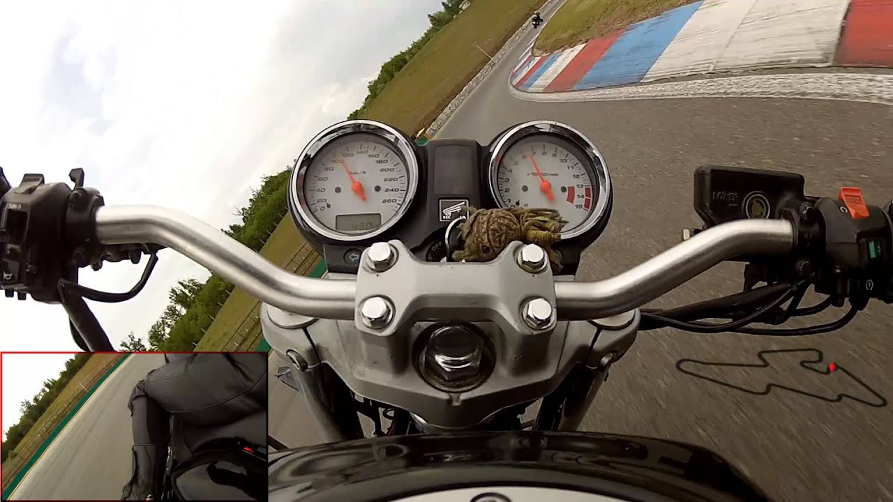 Honda Hornet 600 - Best Lap on Brno Circuit 2012