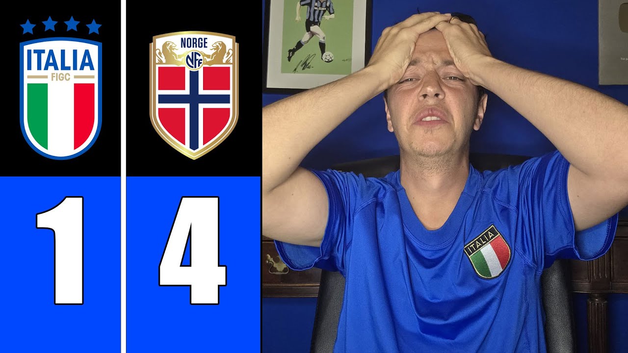 Mi viene da piangere. Italia 1-4 Norvegia