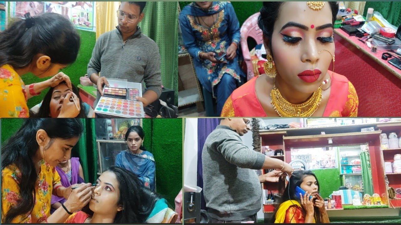 आज सुबह-सुबह पार्लर में 🥰,#vlog #views #viral #growth #beauty #makeup #youtubecreater