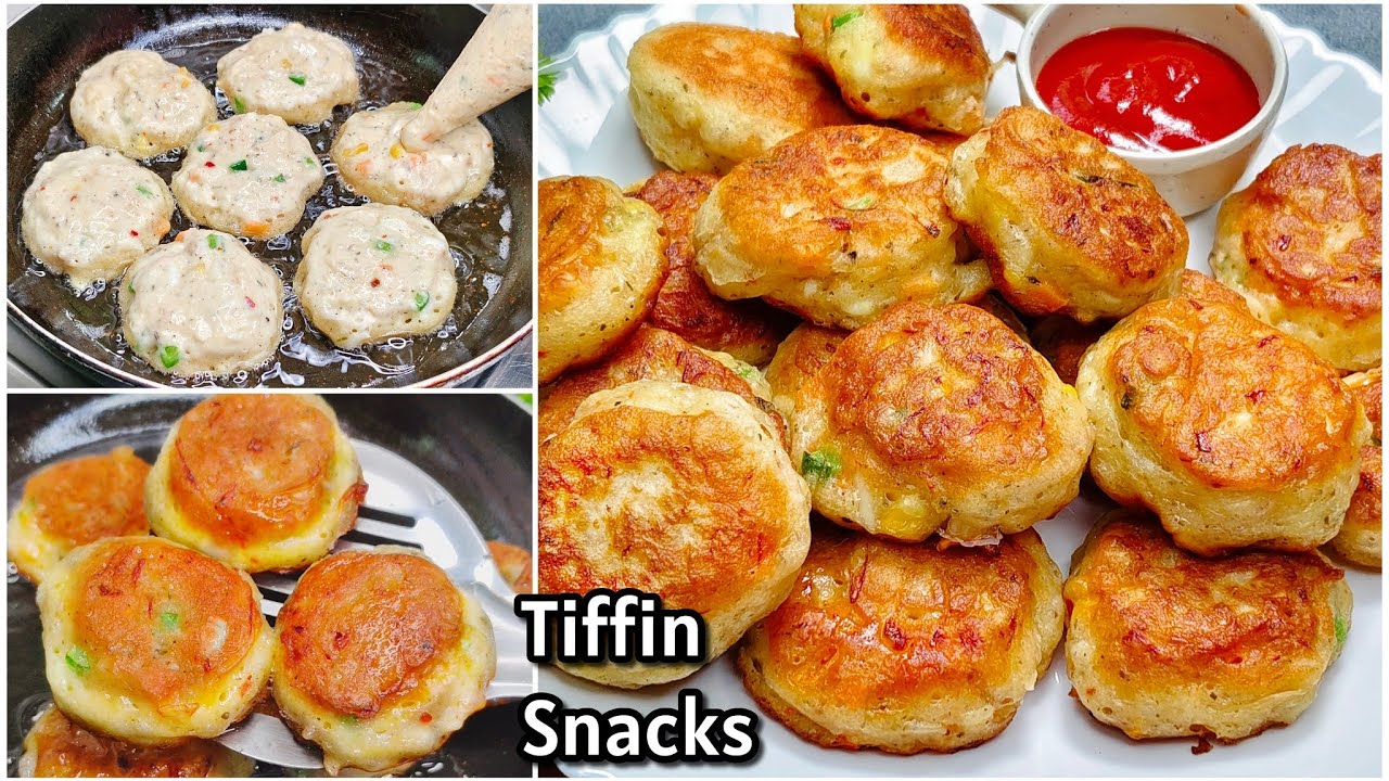 5 Minutes Snacks Recipe | Fry Savory Cakes Recipe | Tiffin Snacks Recipe | New Recipe/Instant Snacks