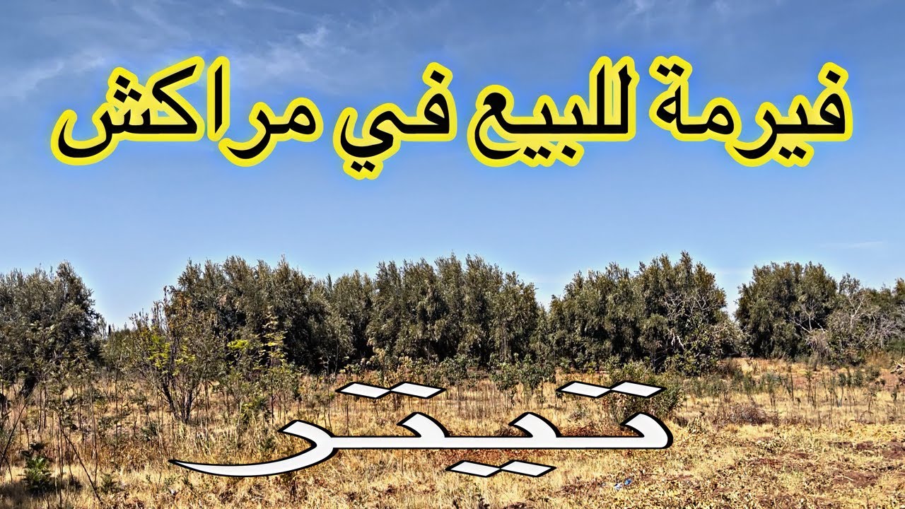 فيرمة للبيع في مراكش طريق سدي رحال