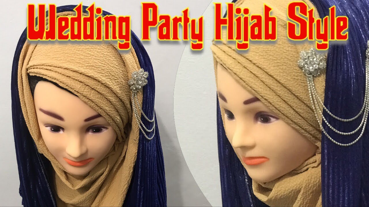 Wedding Party Hijab Style with 2 Hijab Full Coverage | Hijabi