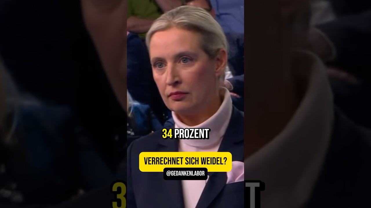 #AliceWeidel #AfD #Energie #Stromkosten #Politik #Wahlen #CDU #SPD #Gr&uuml;ne #Linke ￼
