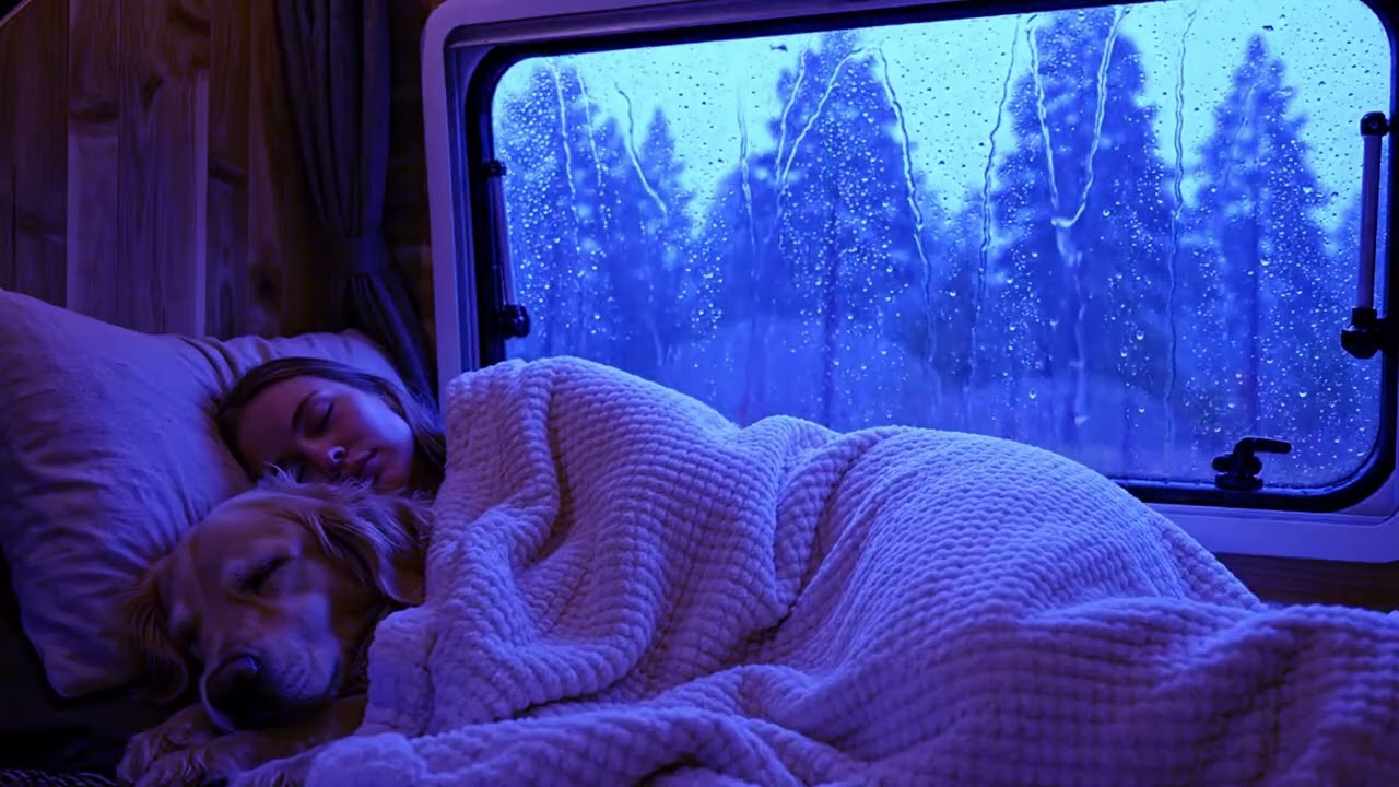 Rainstorm Sounds with Thunder for Deep Sleep, Focus, and Mental Peace