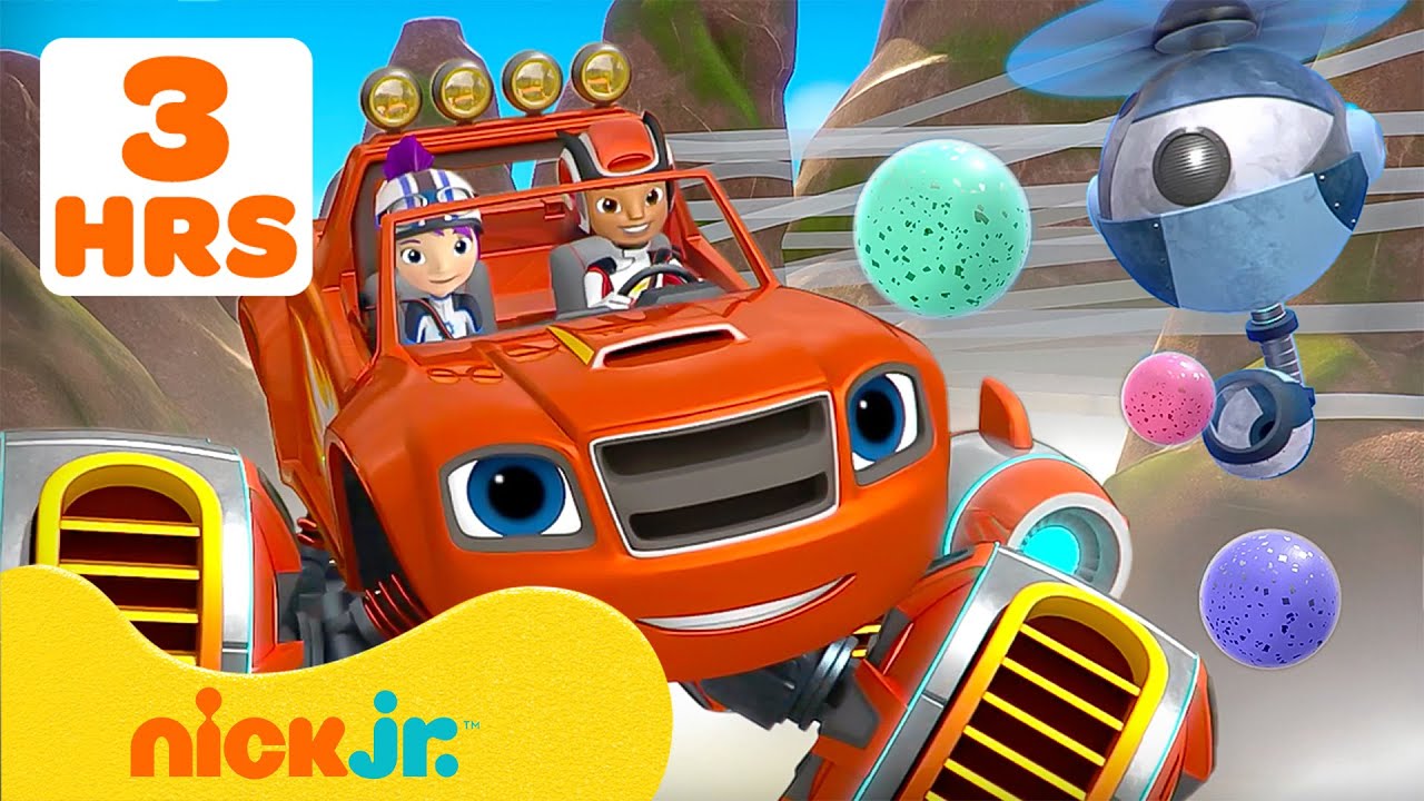 Blaze | Blaze & AJs RASANTE Transformationen, Rettungen & Rennen! | 3 STUNDEN | Nick Jr. Deutschland