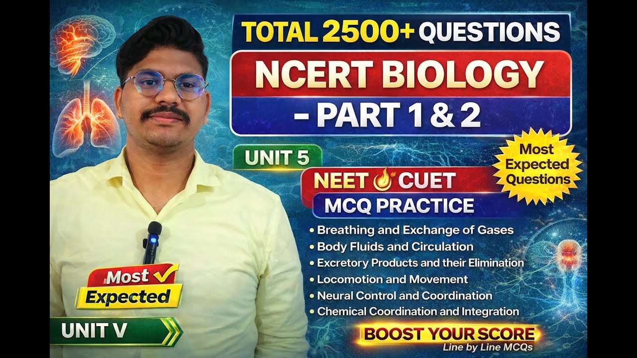 COMPLETE NCERT UNIT 5 PART 2 MCQ NEET