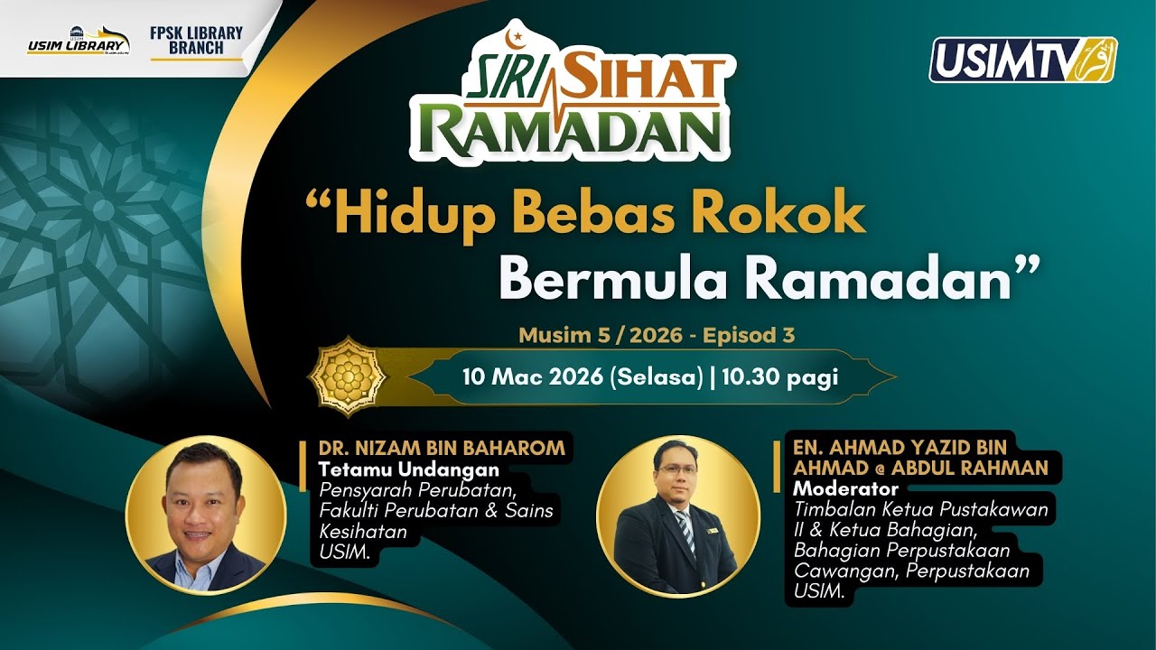 Hidup Bebas Rokok Bermula Ramadan | Siri Sihat Ramadan