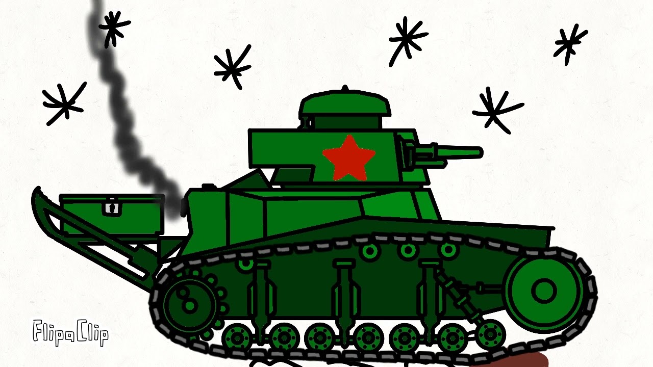 T-18 tank test | Olcsi's Tube #animation