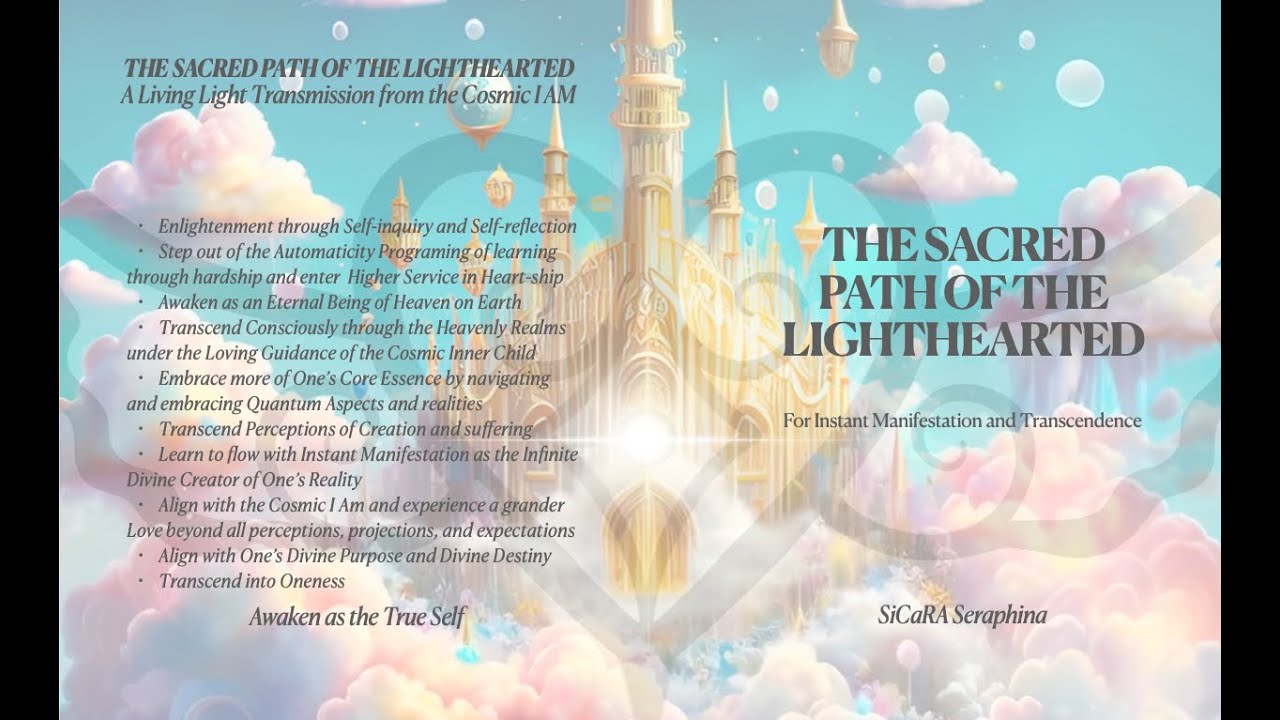 The Sacred Path of the Lighthearted AudioBook - A Living Light Transmission of Divine Remembrance