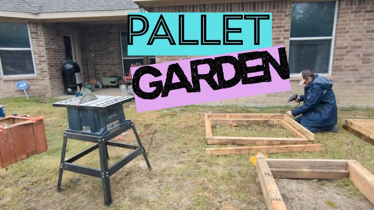 👍 Making Free Garden Beds From Pallets