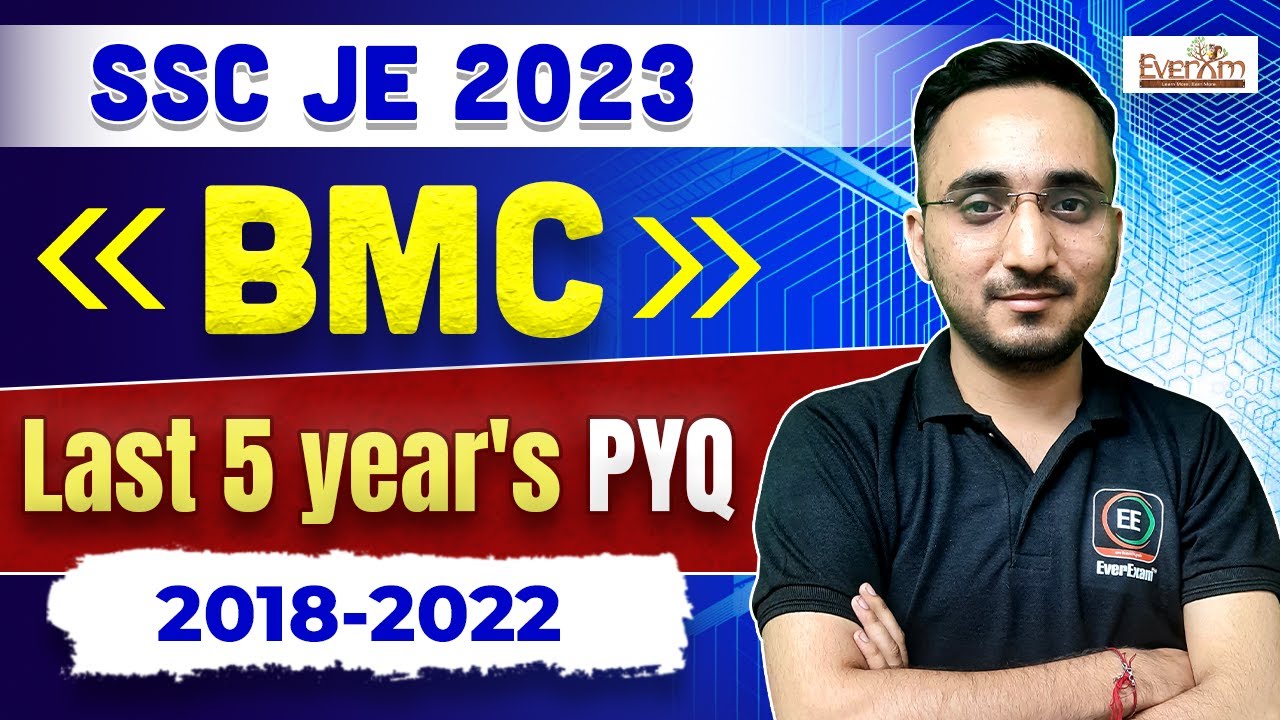 SSC JE 2023 | BMC | SSC JE CIVIL ENGINEERING PREVIOUS PAPERS (LAST 5 YEAR) BY AVNISH SIR
