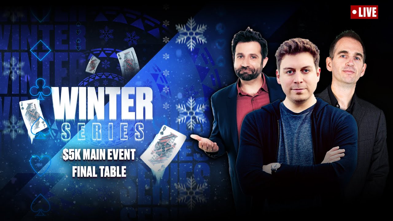 FINAL TABLE! Winter Series- Main Event ♠️ LIVE Cards-Up with James, Joe & Nick ♠️ PokerStars