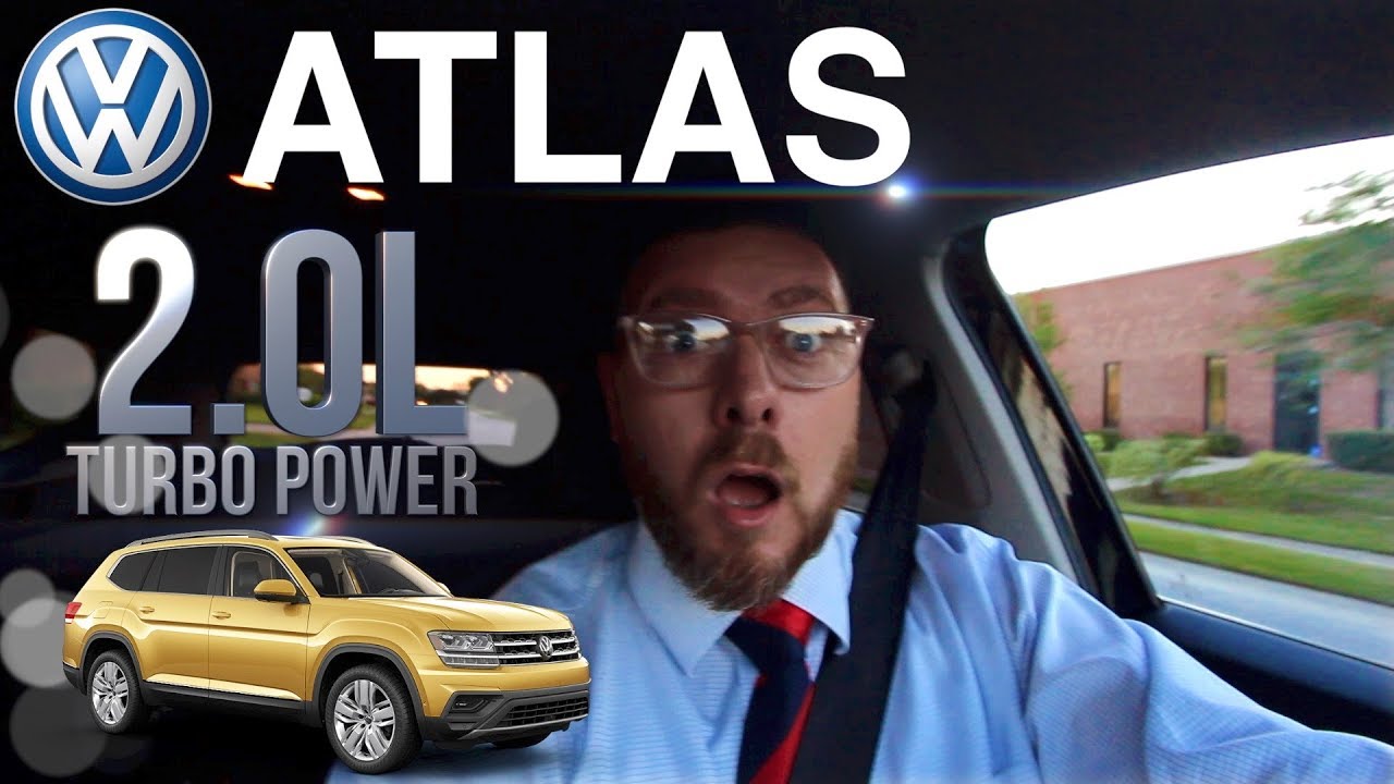 💯 NEW 2018 VW ATLAS S w/2.0L TURBO - REVIEW & TEST DRIVE | Throws Dad into his Seat lol