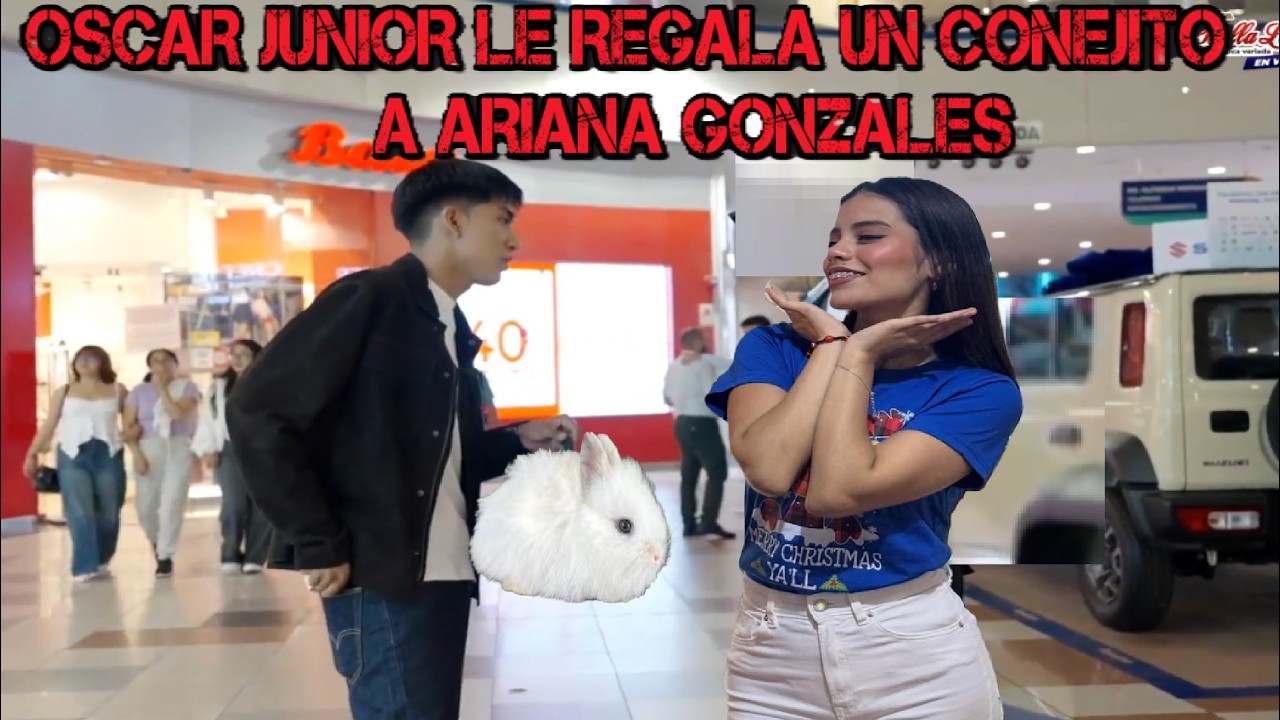 OSCAR JUNIOR COMPRA UN CONEJITO PARA PEDIRLE PERDON A ARIANA GONZALES #orquestalabellaluz #stiven