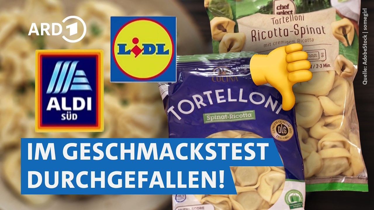Tortelloni aus dem Supermarkt im Test: Geschmack & Inhaltsstoffe 🍽️ | Marktcheck SWR