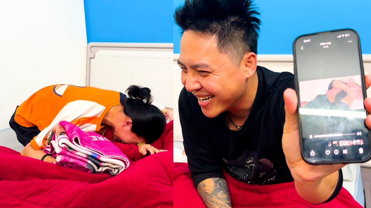 Why does Mom sleep in the living room instead of sleeping with Dad?