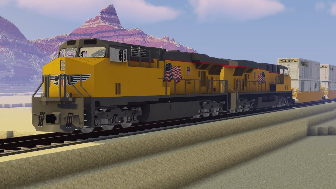 Desert Railfanning In Minecraft - Immersive Railroading