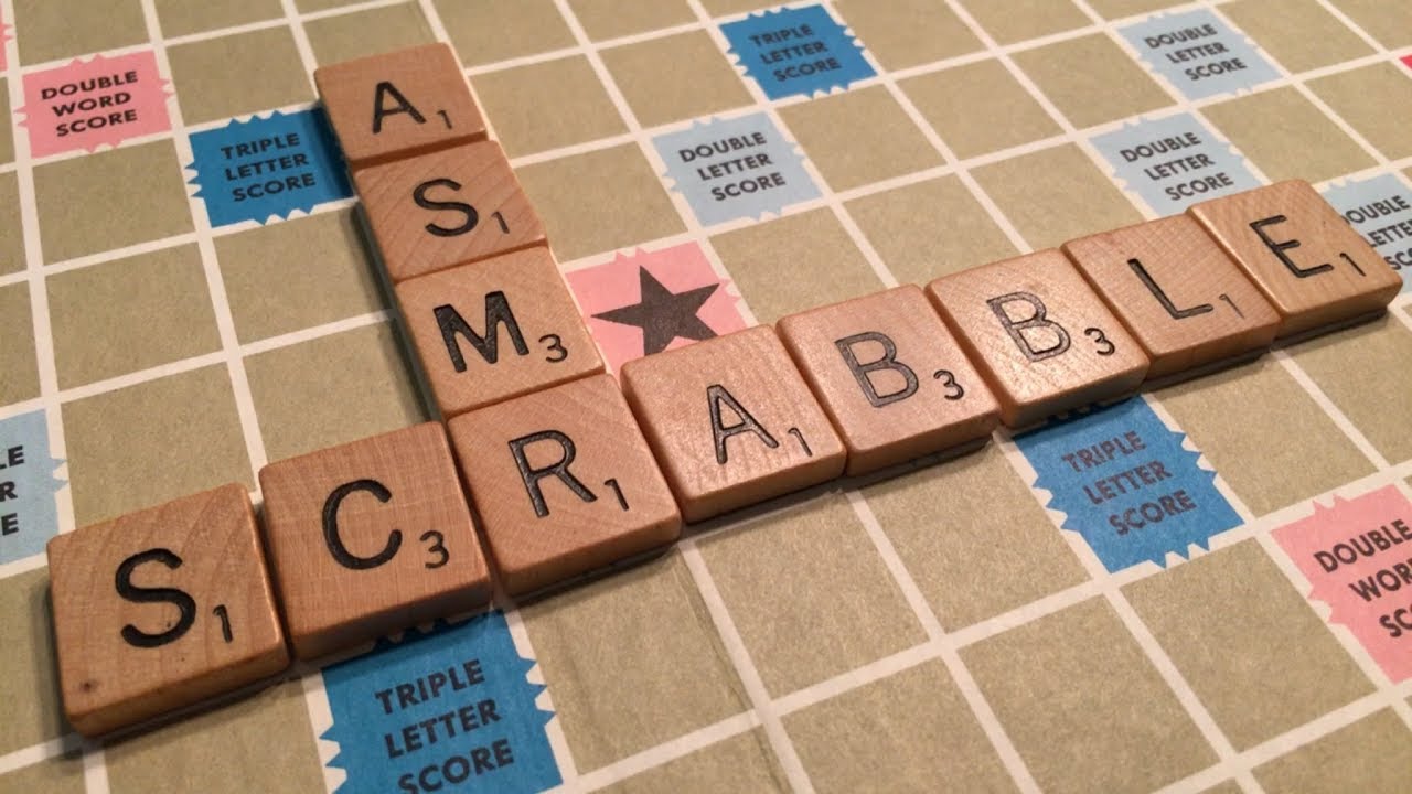 ASMR Scrabble (тихая речь, звуки дерева и бумаги)