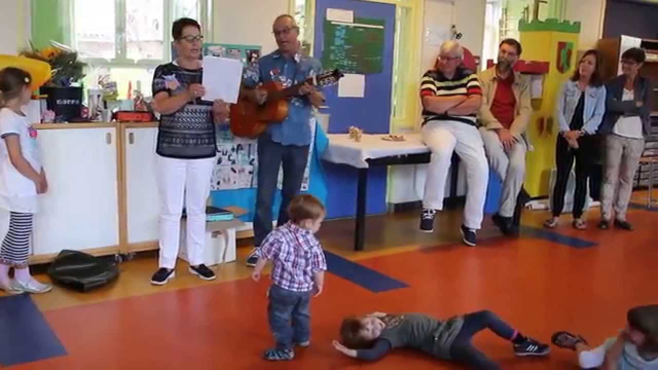 Afscheidslied van meester Sjaak en juf Rita, KW school 09 07 2015