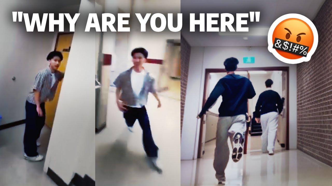 trolling at other schools ! (teacher caught us)