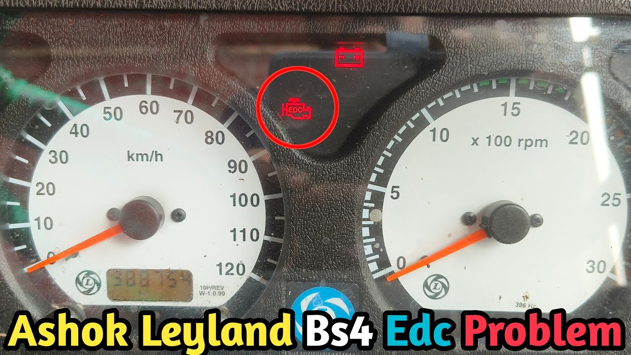 ashok leyland bs4 edc problem/ashok leyland bs4 edc light problem/ashok leyland bs4 edc light