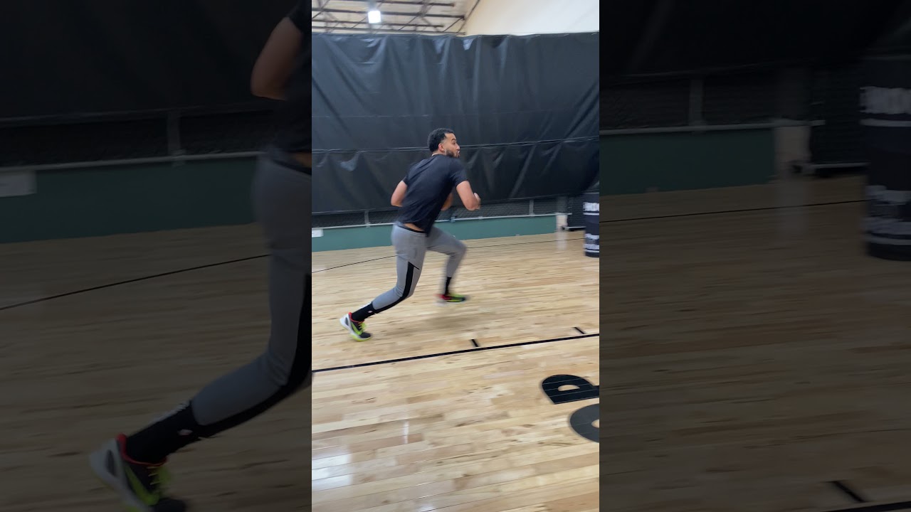 Trey Lyles on a downhill attack euro dunk finish 😳 #shorts